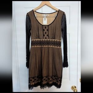 New Max Studio Black Lace Dress